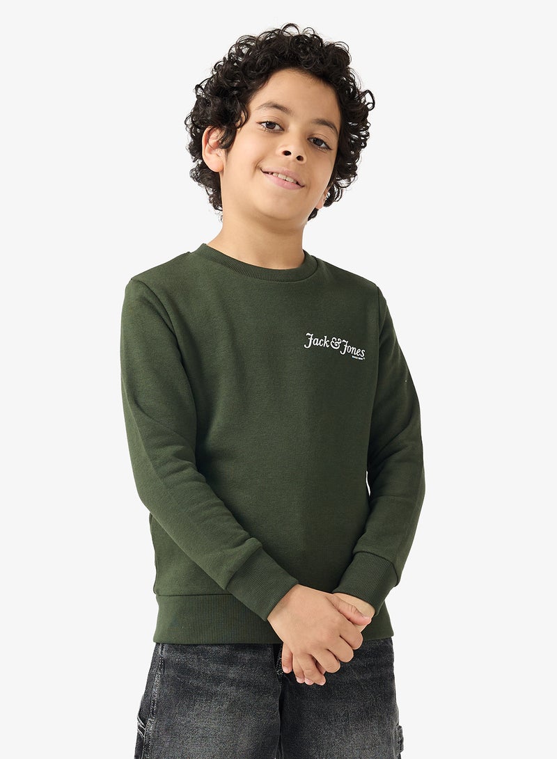 Jack & Jones Junior Kids Jjyuki Crew Neck Sweatshirt - Image 1